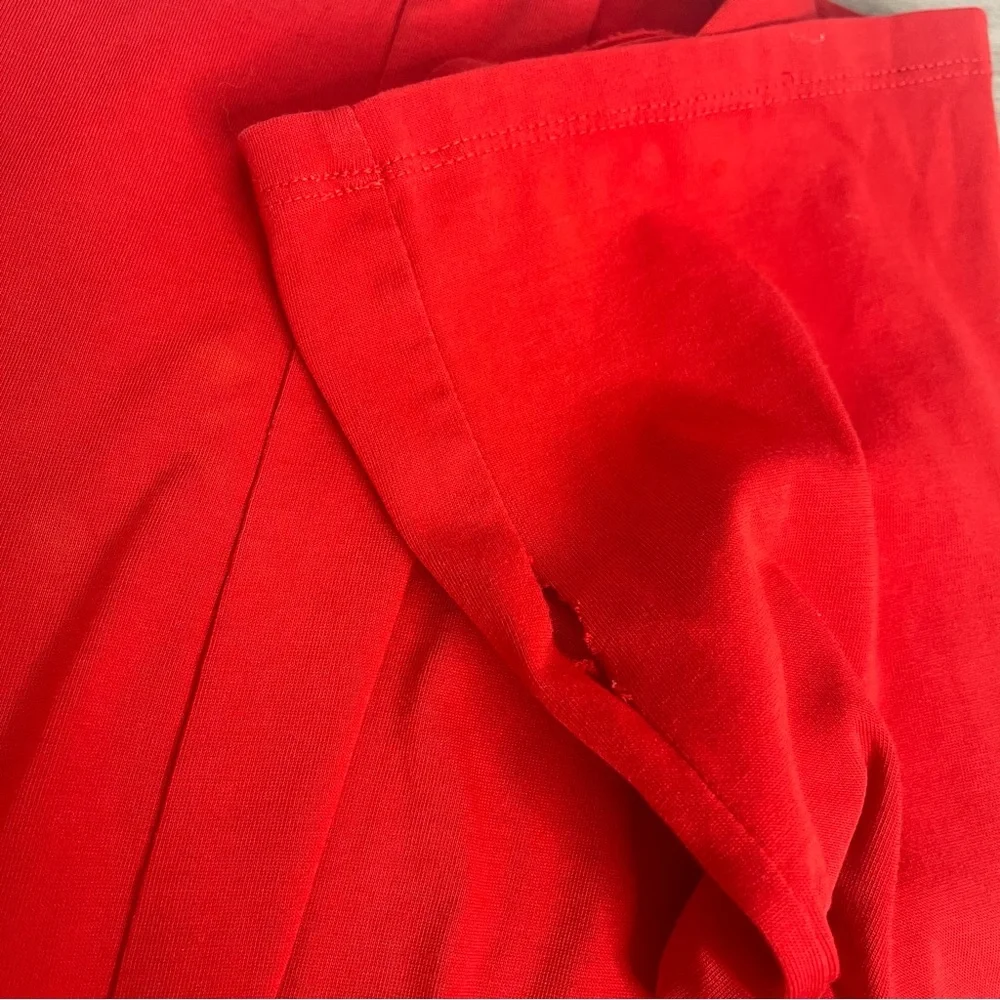 Men’s red Nike Dri fit Nike dri-fit check logo tee t shirt athletic‎ cut